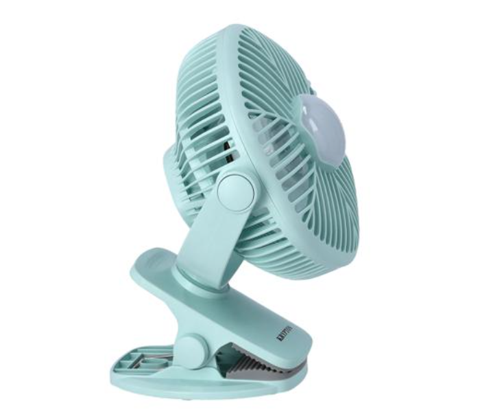 Krypton KNF5405 Rechargeable Mini Fan with Led Light- Light Blue - Zoom Image 2