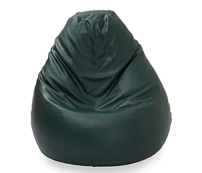 Luxe Decora Comfort 80x80x50centimeter PVC Bean Bag - Dark Green - Zoom Image