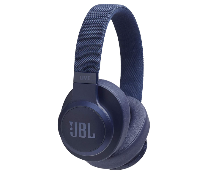 JBL Live 500BT Wireless Over-Ear Headphones - Blue - Zoom Image 1