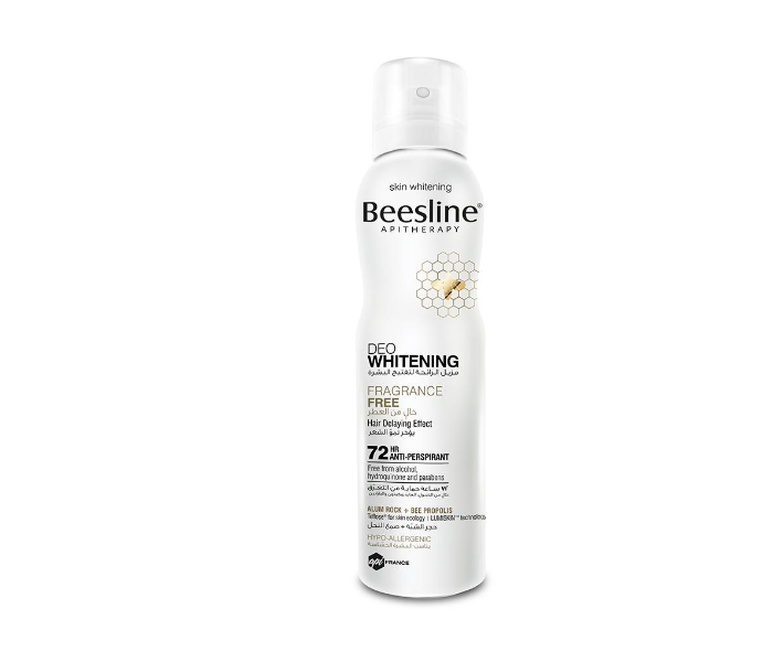 Beesline 150ml Deo Fragrance Free Whitening - Zoom Image