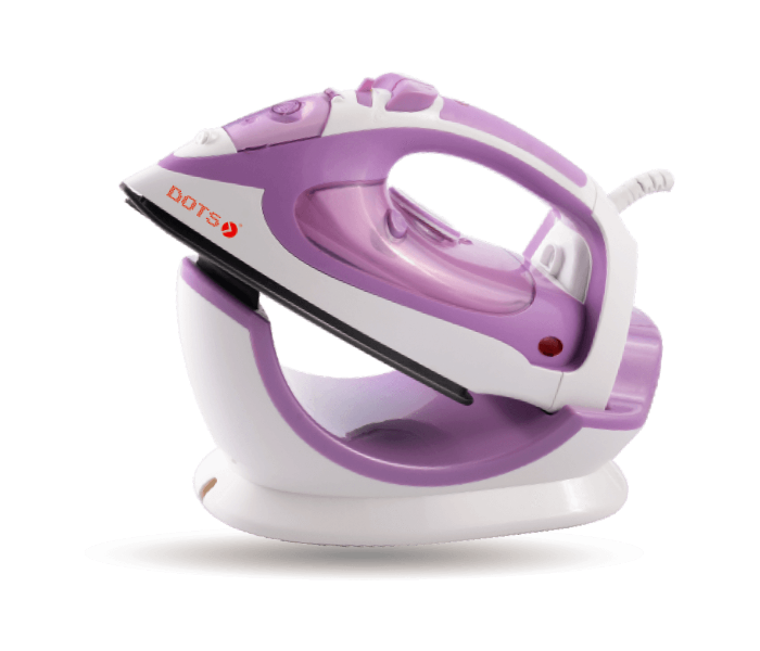 Dots SN-156 2220W High Quality Non Stick Sole Plate Iron Box With Stand - Purple - Zoom Image