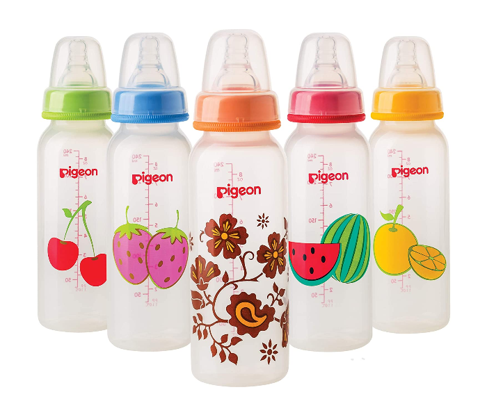 Pigeon 240ml Decorated Fruits Plastic Bottle - Cherry - Zoom Image