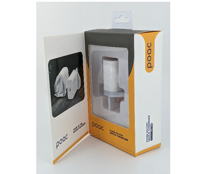 Poac PC-109 20W Charging Adaptor - White - Zoom Image 3