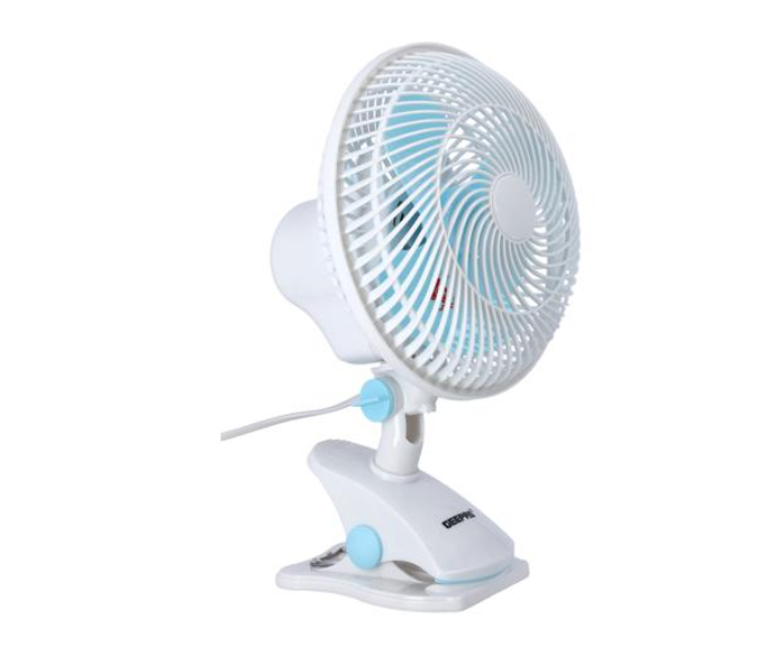 Geepas GF9626 6 inch Rechargeable Mini Table Fan - White - Zoom Image 3