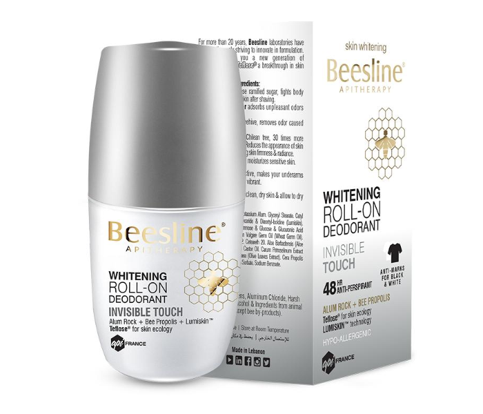 Beesline 50ml Whitening Roll On Invisible Touch Deodorant - Zoom Image 2