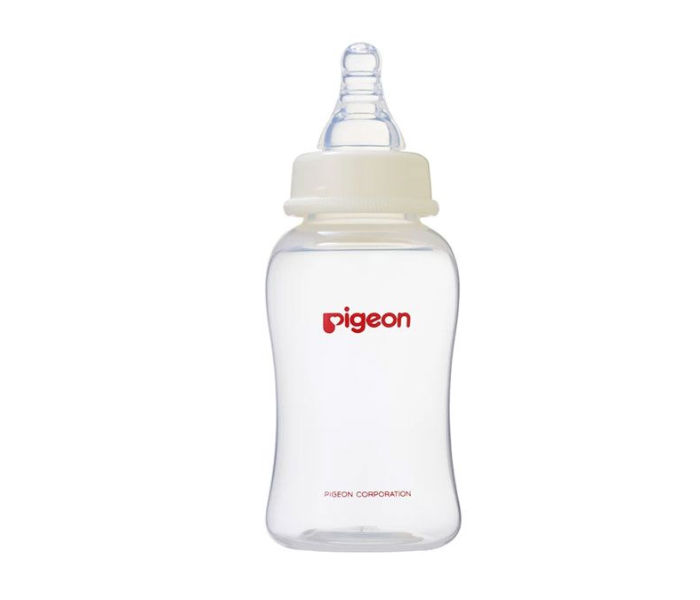 Pigeon 150ml Flexible Streamline Plastic Bottle - White - Zoom Image