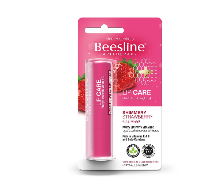 Beesline Lip Care Shimmery Strawberry - Zoom Image