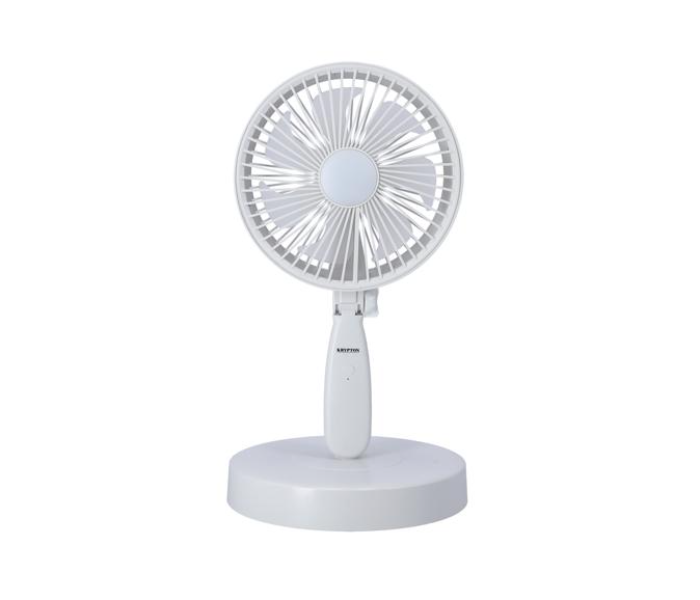 Krypton KNF6266 USB Rechargeable 3 Speed Stand Fan- White - Zoom Image 6