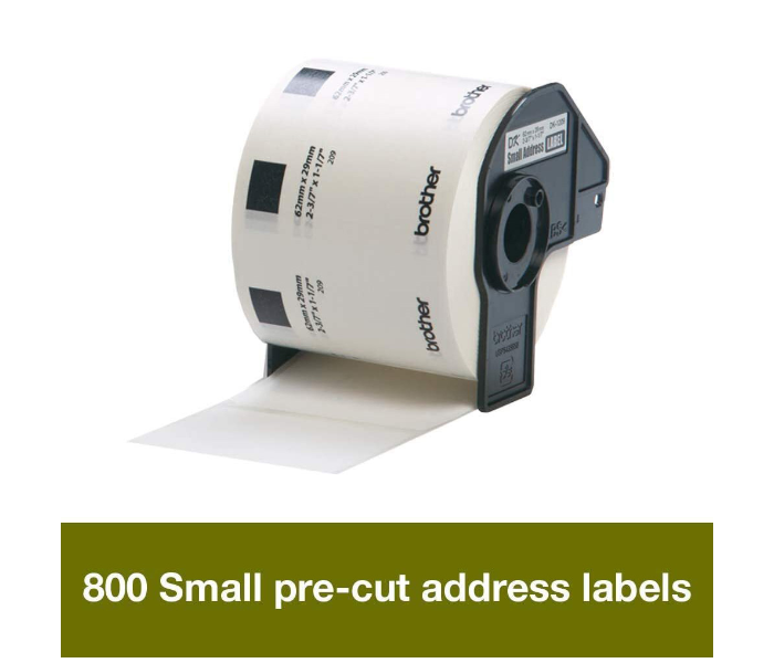 Brother DK-11209 29mm Small Address Label - Zoom Image 2