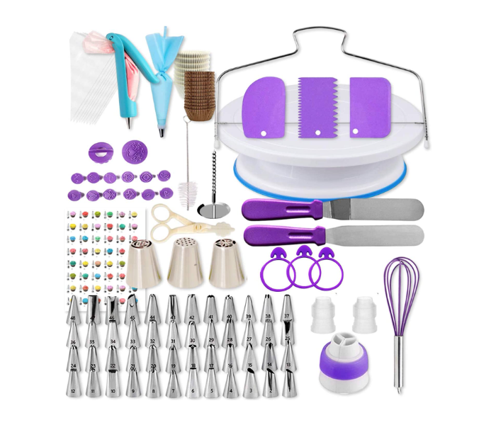 Cake Decorating Turntable Set 100 Piece Multicolour - Zoom Image 1