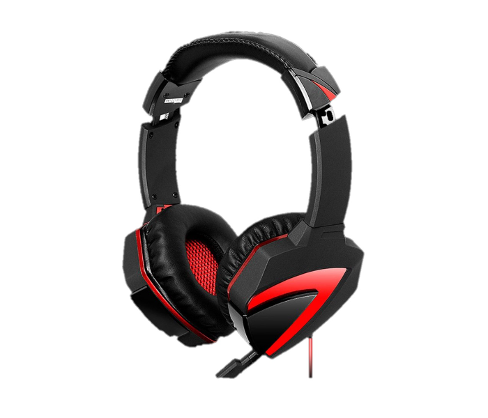 A4TECH G 500 Compact Gaming Headphone - Red and Black - Zoom Image