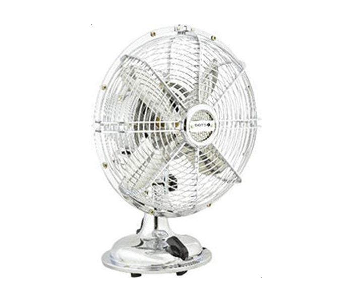 Dots TFD-20 8 Inch Antique Table Fan - White - Zoom Image