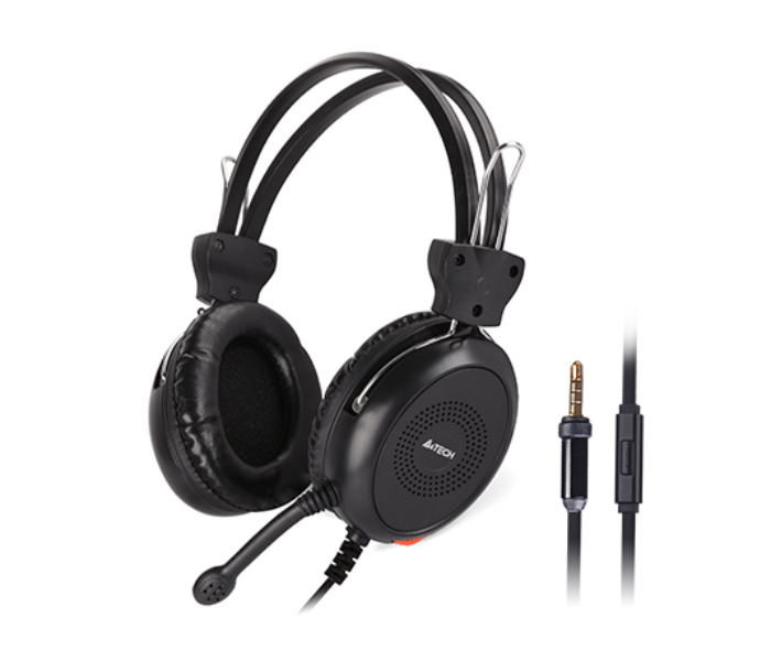 A4TECH HS-30I Comfort Fit Stereo Headset - Black - Zoom Image 1