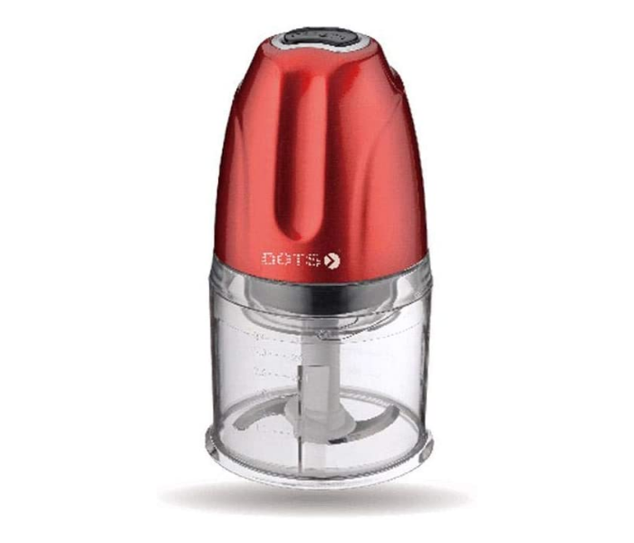 Dots CP-085 0.5 Liter 300W Stainless Steel Double Blade Low Noise Blender - Red - Zoom Image