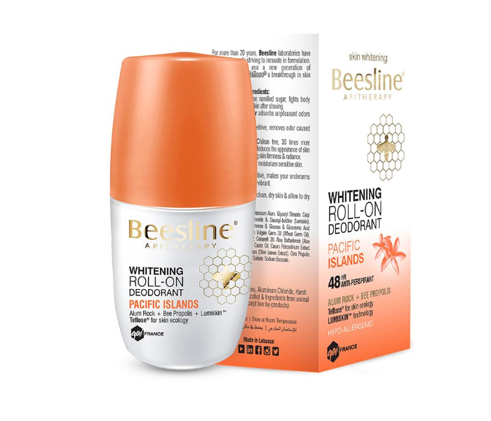 Beesline 50ml Whitening Roll On Pacific Islands Deodorant - Zoom Image 2