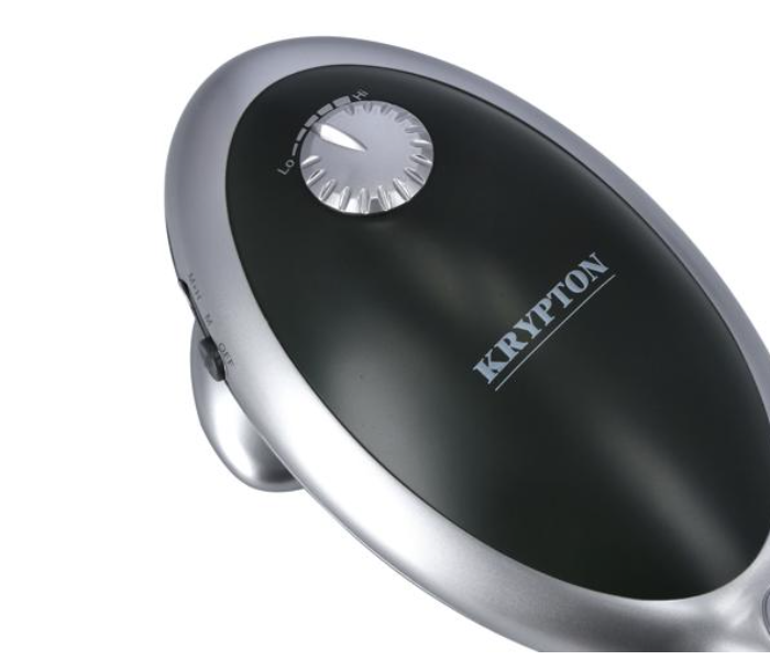 Krypton KNM6233 Handheld Percussion Massager with 3 Speed Settings- Black and Silver - Zoom Image 2