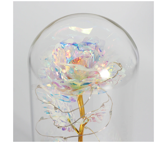 Eternal Rose of the Gold Foil LED with fairy Dome fairy Lights For Functional Gift -White - Zoom Image 2