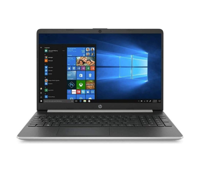 HP Notebook 15-DY1078NR 15.6 inch HD WLED Intel Core i7-1065G7 8GB RAM 256 GB SSD Intel Iris Plus Graphics Windows 10 Home - Silver - Zoom Image 1