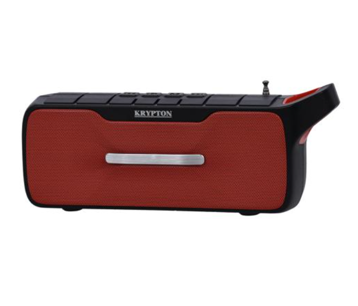 Krypton KNMS5415 Rechargeable Portable Speaker- Red and Black - Zoom Image 2