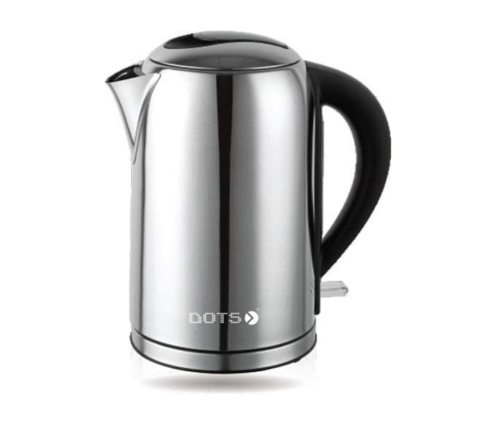 Dots KDS-007 1.7 Liter 2200W Cordless Stainless Steel Kettle - Silver - Zoom Image