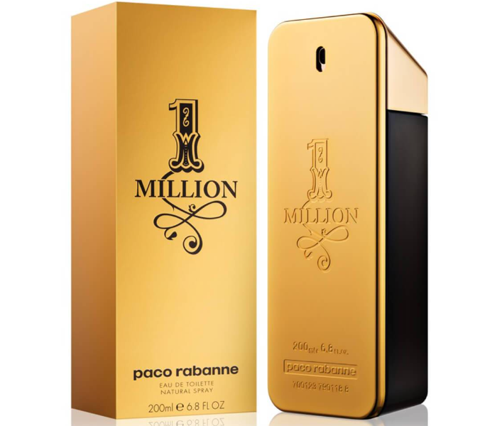 Paco Rabanne 200ml 1 Million Eau De Toilette for Men - Zoom Image 1