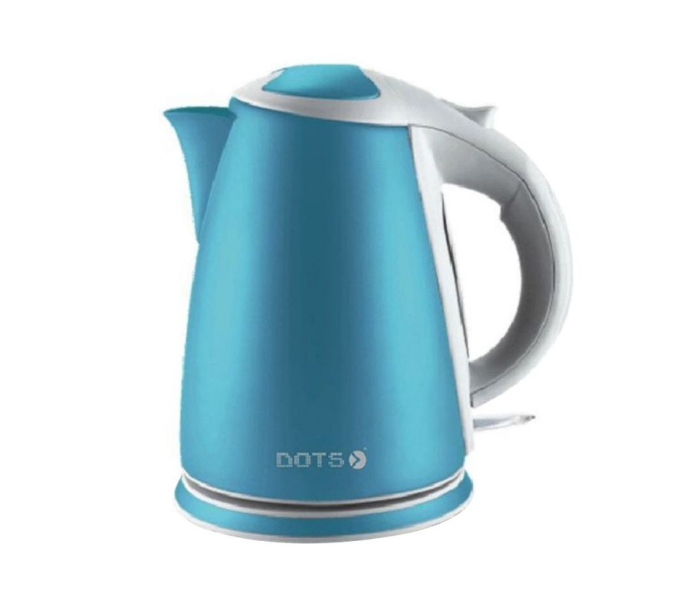 Dots KDS-006 1.7 Liter 2200W Cordless Stainless Steel Kettle - Blue - Zoom Image