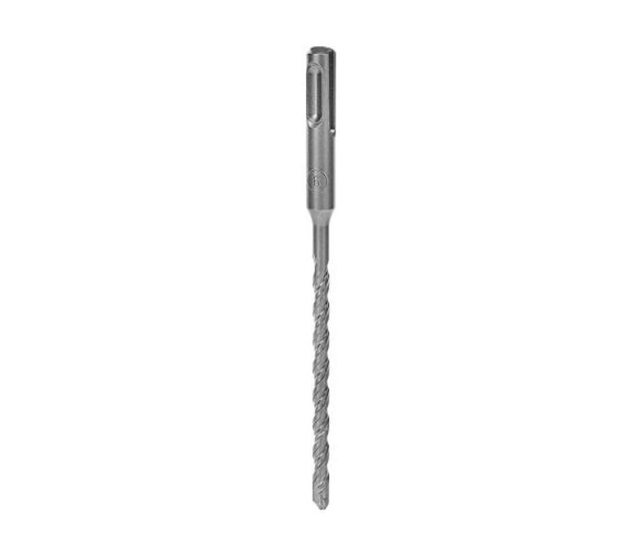 Geepas GSDS-06095 SDS Plus 6mm Double Flute Round Chisel Bit - Silver - Zoom Image 1