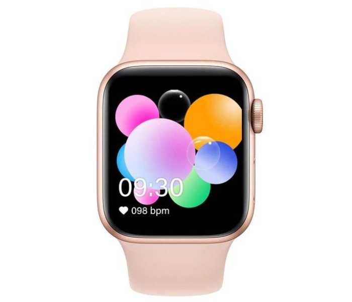 T500 Plus Bluetooth and Waterproof Smart Watch for iPhone iOS Android Phone- Pink - Zoom Image