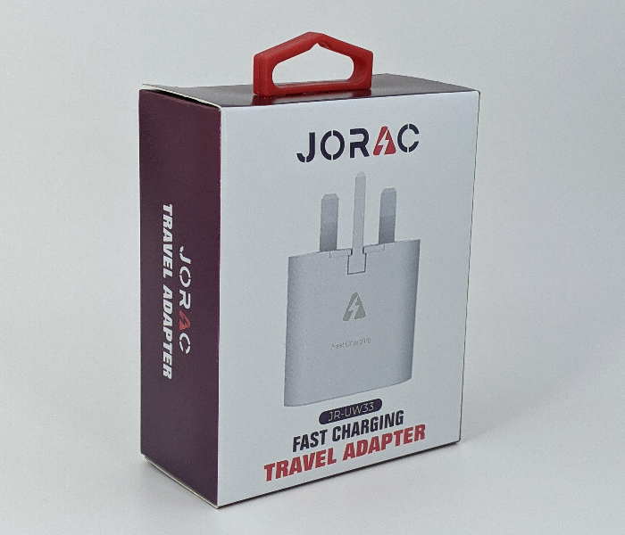 Jorac UW33 Fast Charging Travel Adaptor -White - Zoom Image 3