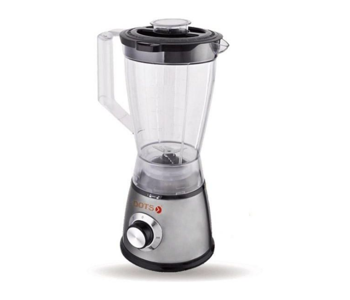 Dots BLD-X15 1.5 Liter 400W Blender with Plastic Jar And Stainless Steel Base - Silver - Zoom Image