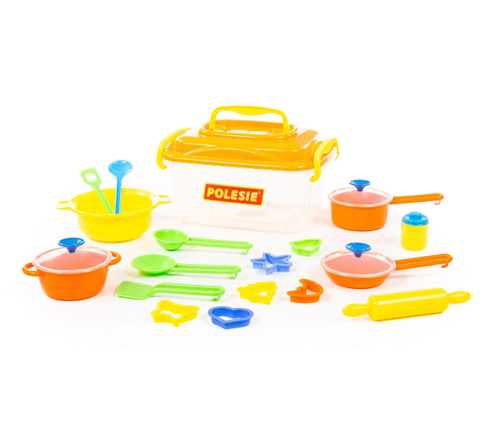 Polisie ATTP56634 Set 0f 20 Pieces Cookware Toy for Kids - Zoom Image