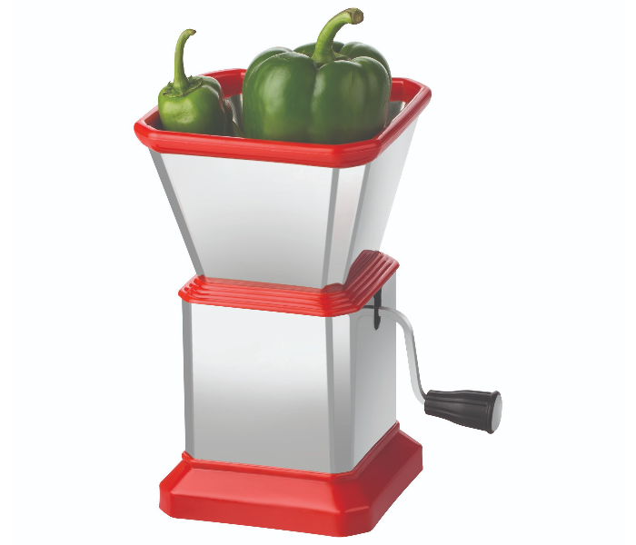 Delcasa DC1149 Stainless Steel Chilly Cutter- Red & Silver - Zoom Image