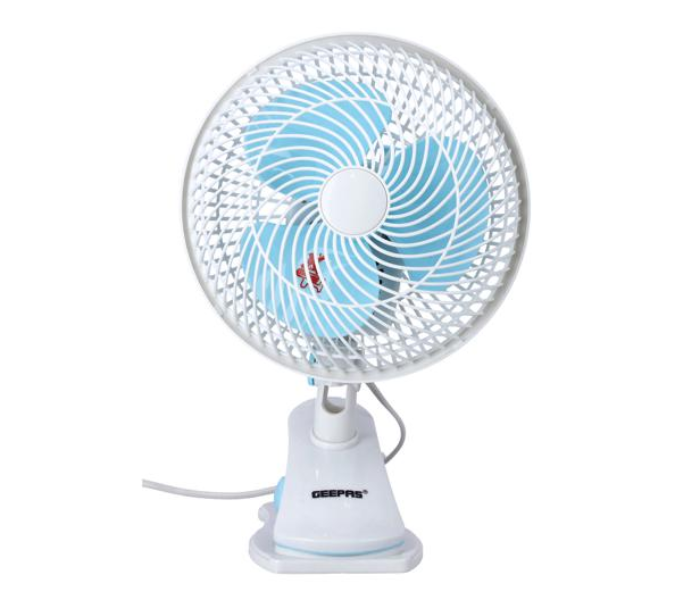 Geepas GF9626 6 inch Rechargeable Mini Table Fan - White - Zoom Image 1