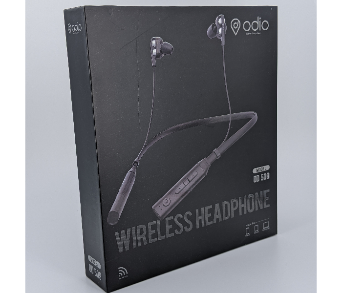 Odio OD509 Wireless Neck Band - Black - Zoom Image 1