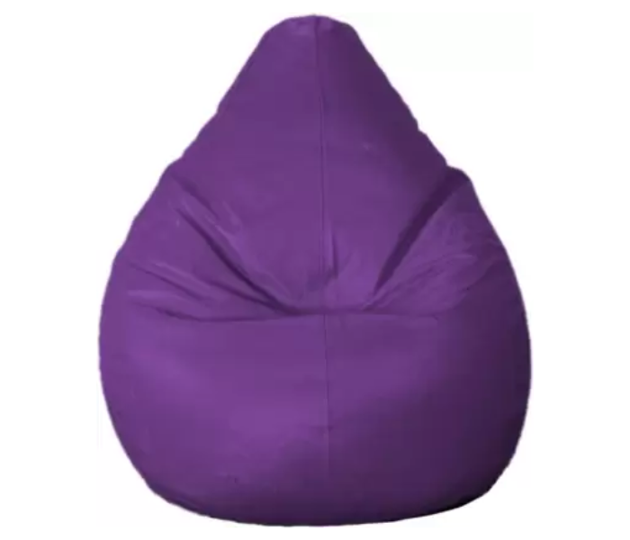 Luxe Decora Comfort 80x80x50centimeter PVC Bean Bag - Purple - Zoom Image