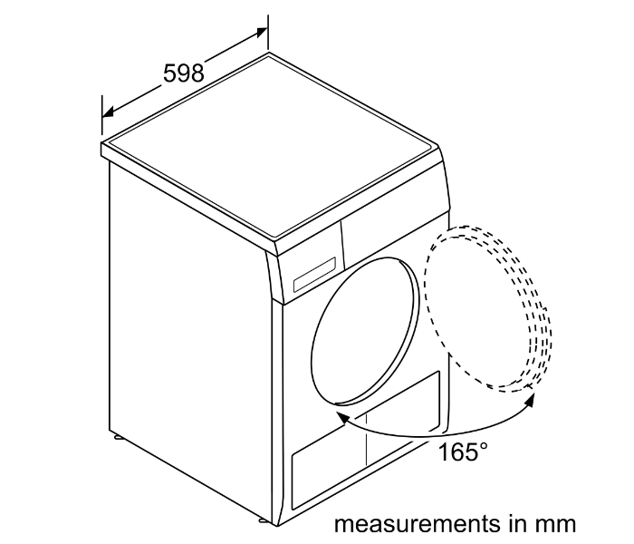 Siemens WT46E101GC Free Standing 7kg Dryer- White - Zoom Image 6