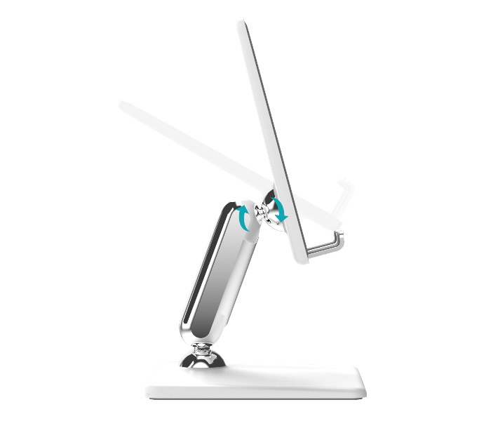 Promate ARTICVIEW Universal Multi-Angle Tablet Stand - White - Zoom Image 3