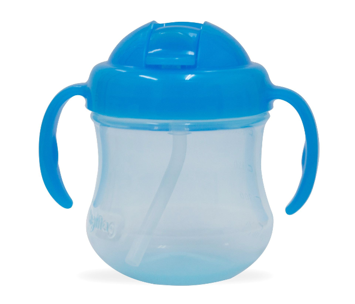 Pigeon Mag Mag Straw Cup with Handle - Sky Blue - Zoom Image 1