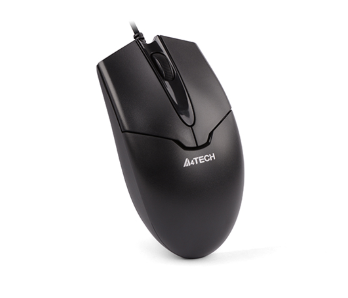 A4TECH OP-550 Wired Mouse - Black - Zoom Image 2