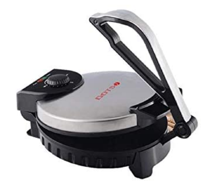 Dots CRD-10 1200W Roti Maker - Black and Silver - Zoom Image