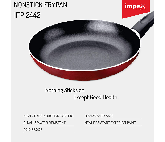 Impex IFP 2442 Premium Induction Based Nonstick Aluminium Fry Pan - Zoom Image 5