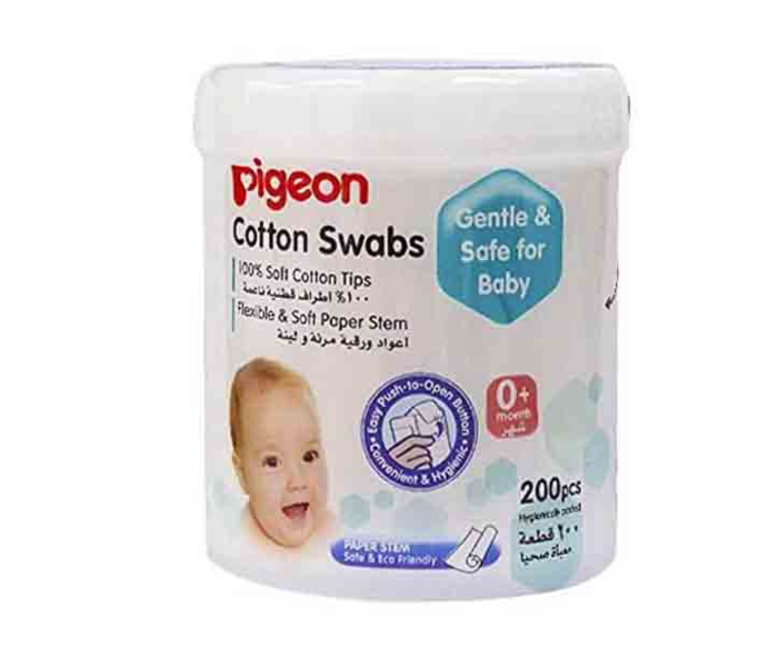 Pigeon Soft Paper Stem Cotton Swabs - Zoom Image