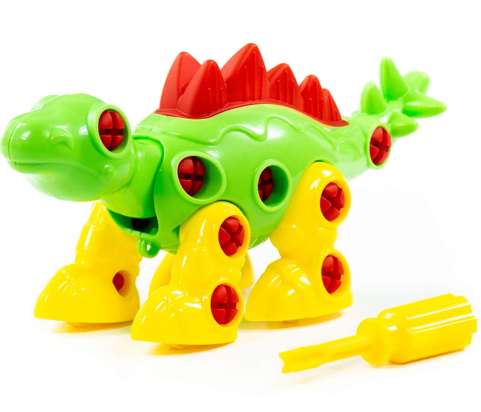 Polisie ATTP76793 Stegosaur Take-apart Dinosaur Toy for Kids - Zoom Image