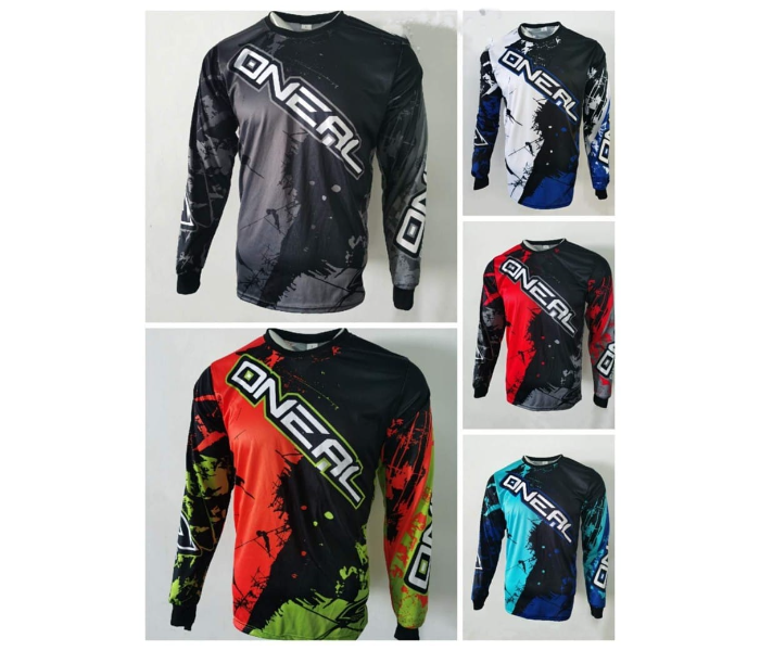 ONEAL2 Sublimated Longsleeves LARGE Jersey for Cycling and Scooters - White - Zoom Image 2