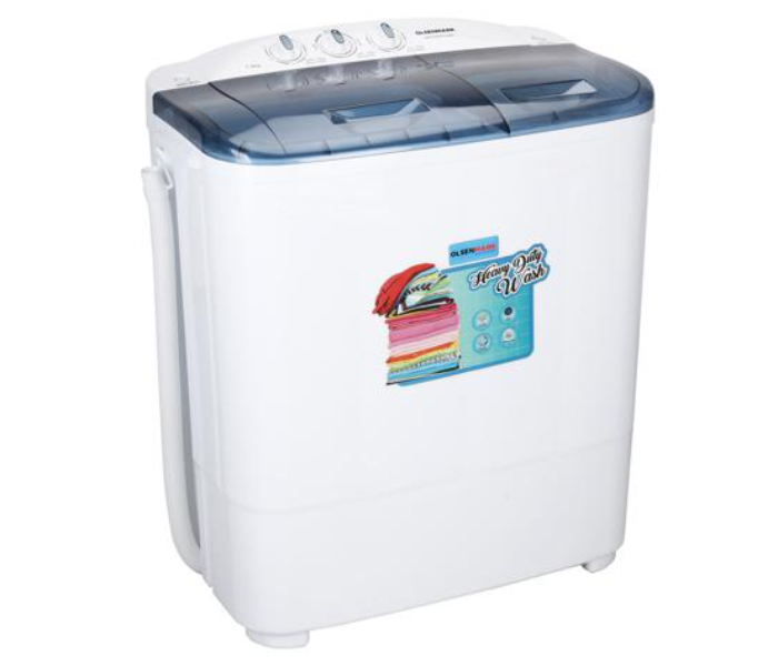 Olsenmark OMSWM1522 360W Twin Tube Washing Machine - White - Zoom Image 2