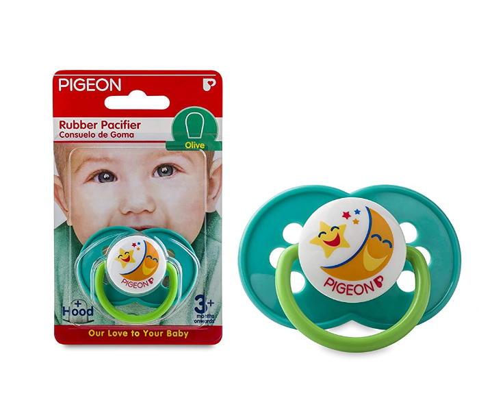 Pigeon Rubber Pacifier Olive - Green - Zoom Image