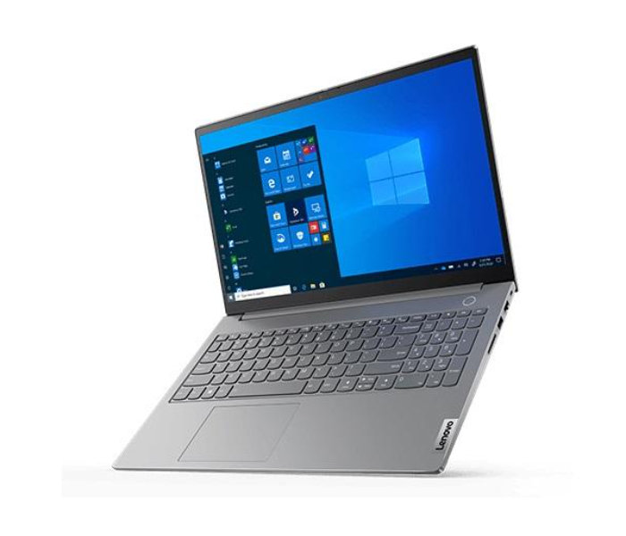 Lenovo Thinkbook 15 G2 -20VE0080UE 15.6 Inch FHD Intel Core i3 1115G4 3.0GHZ Processor 4GB RAM 256GB SSD Intel HD Graphics English Keyboard DOS - Grey - Zoom Image 1