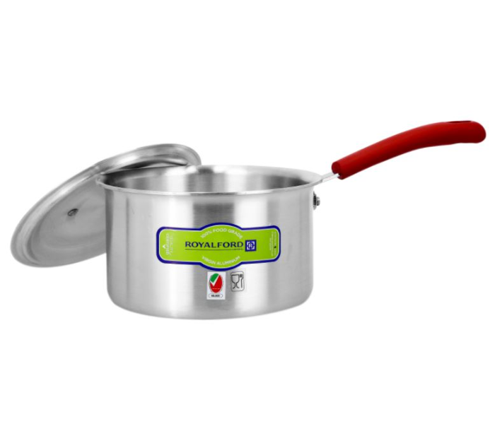 Royalford RF10096 16CM Aluminum Saucepan with Bakelite Handle- Silver - Zoom Image 2