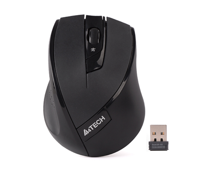 A4TECH G7-600NX Wireless Mouse - Black - Zoom Image 1