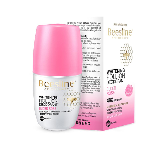 Beesline 50ml Whitening Roll On Elder Rose Deodorant - Zoom Image 2